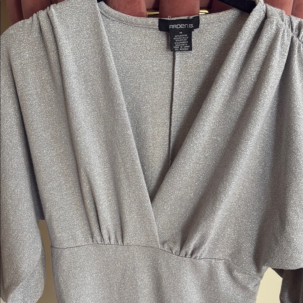 Arden B Silver Dress